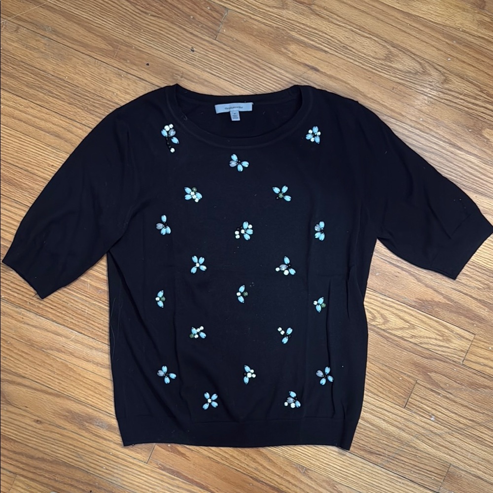 Classiques Entier cashmere sweater with beading